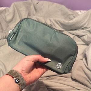 lululemon athletica Green Toiletry Bag with Metallic Accents